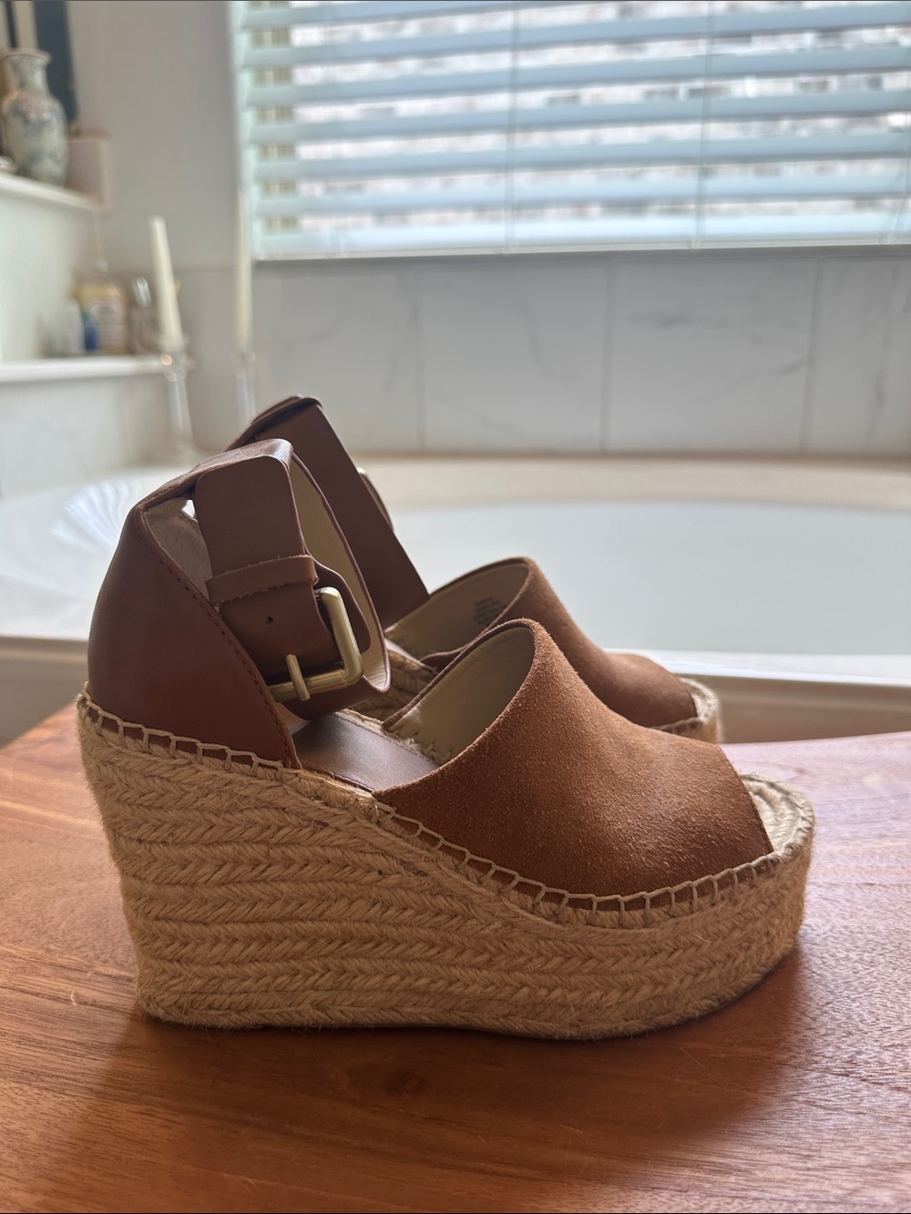 Marc Fisher Adalyn Espadrille Wedge Sandals - Picture 2 of 8